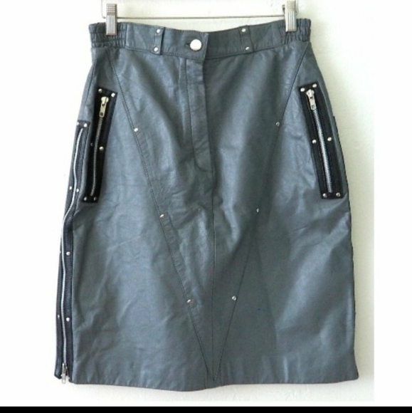 Dresses & Skirts - Vintage leather Harley Davidson skirt